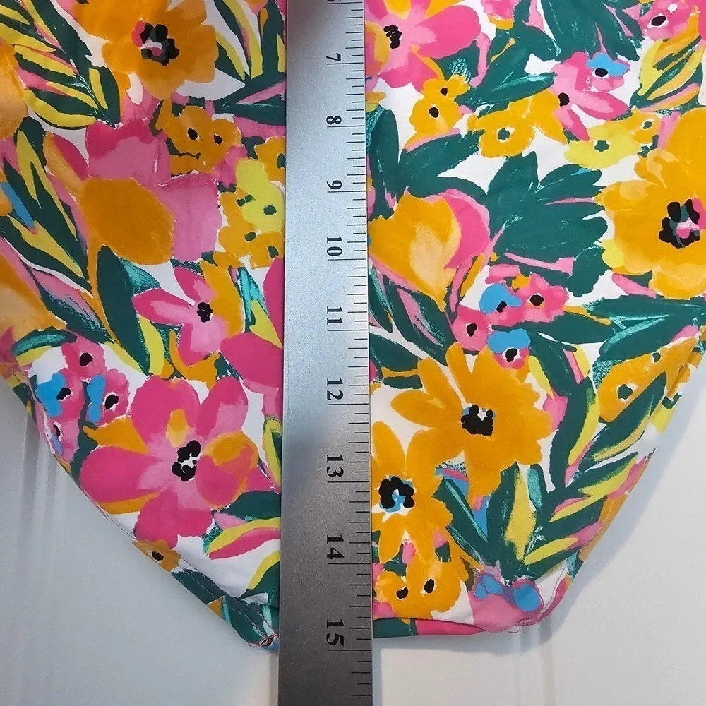 Anne Cole Bikini Convertible Bottom Womens Size XXL Pink Floral High Waist SwimB - Picture 7 of 8